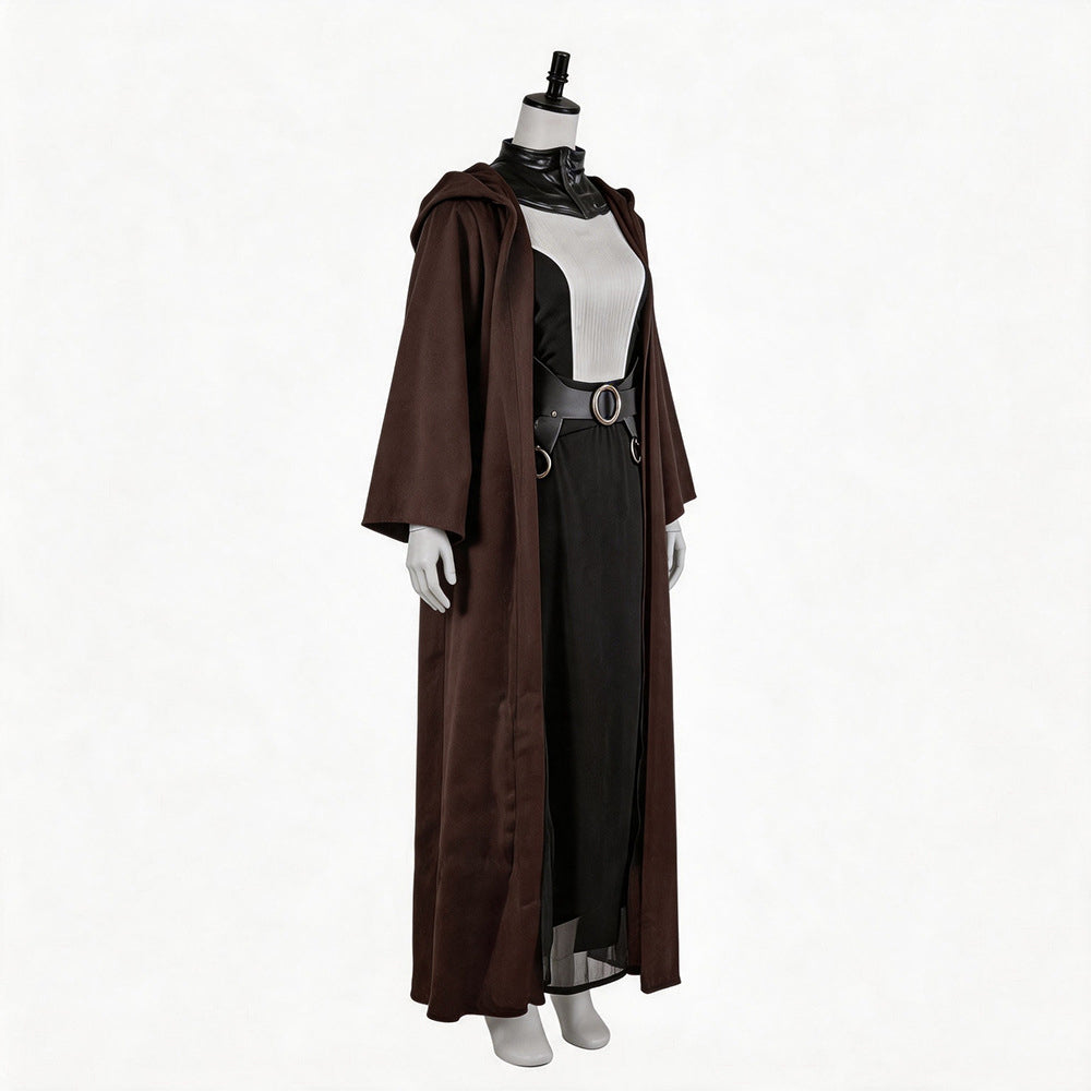Asajj Ventress braun Kostüm Set Nightsisters Asajj Cosplay Outfit