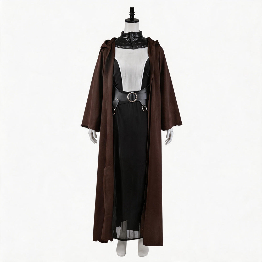 Asajj Ventress braun Kostüm Set Nightsisters Asajj Cosplay Outfit