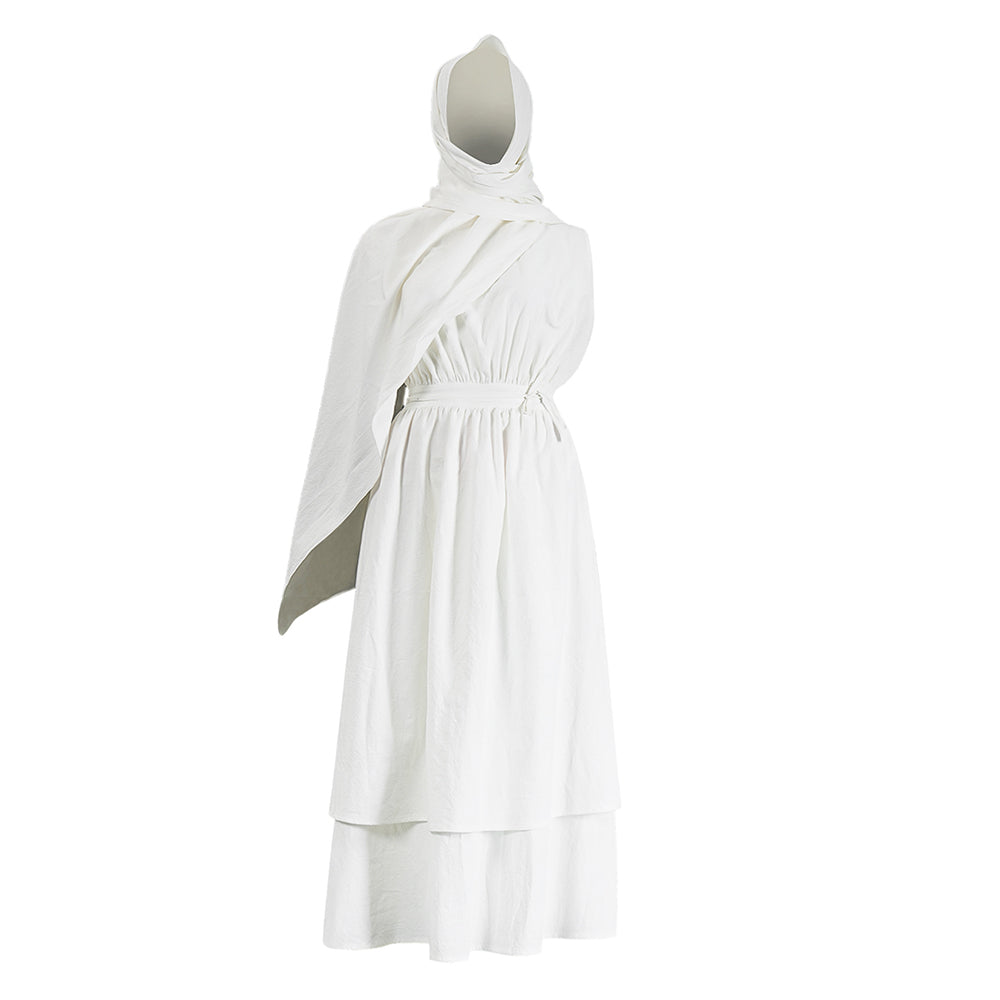 Athana weiß Kleid Die Odyssey 2026 Athana Cosplay Outfit