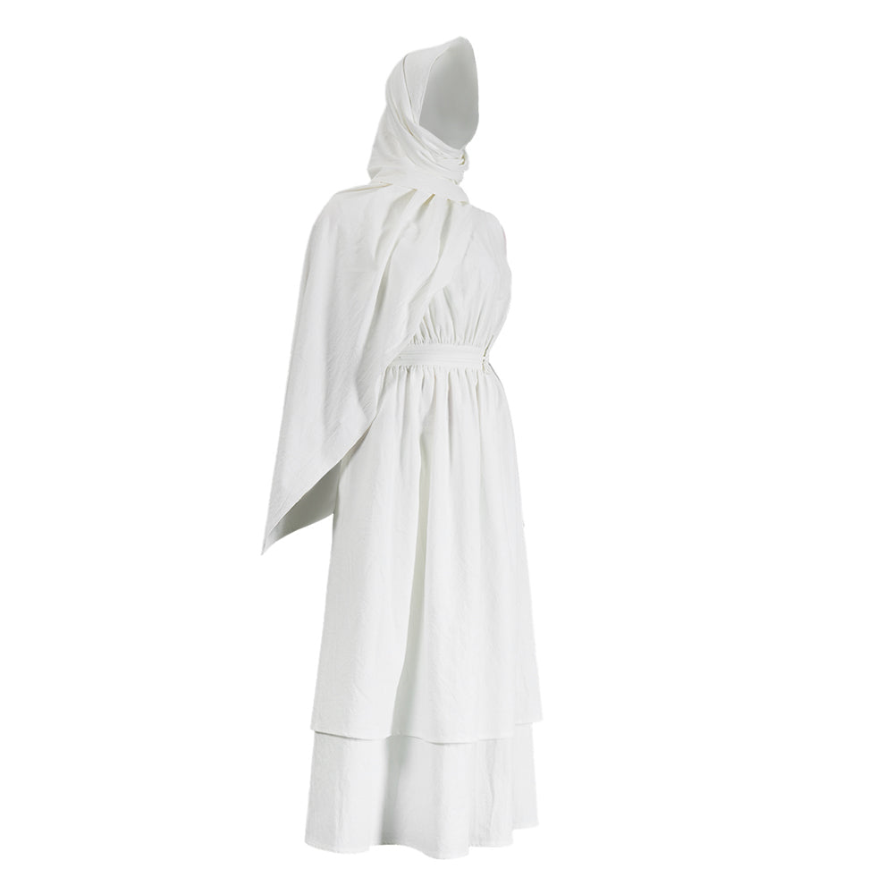 Athana weiß Kleid Die Odyssey 2026 Athana Cosplay Outfit