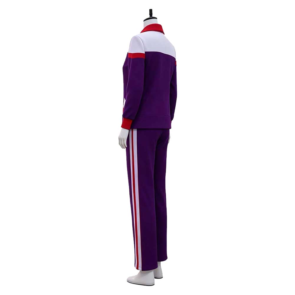 Aunt Gladys lila Sportbekleidung Weapons Gladys Cosplay Kostüm