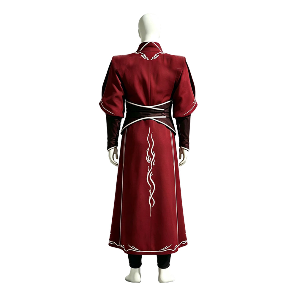 Azula rot Kostüm Set Avatar: The Last Airbender Azula Cosplay Outfit  