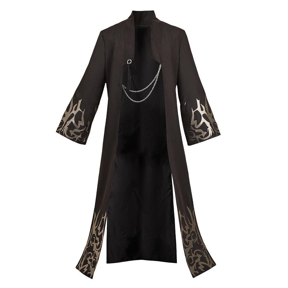 Baby Saja KPop Demon Hunters Schwarz Kostüm Set Cosplay Outfits