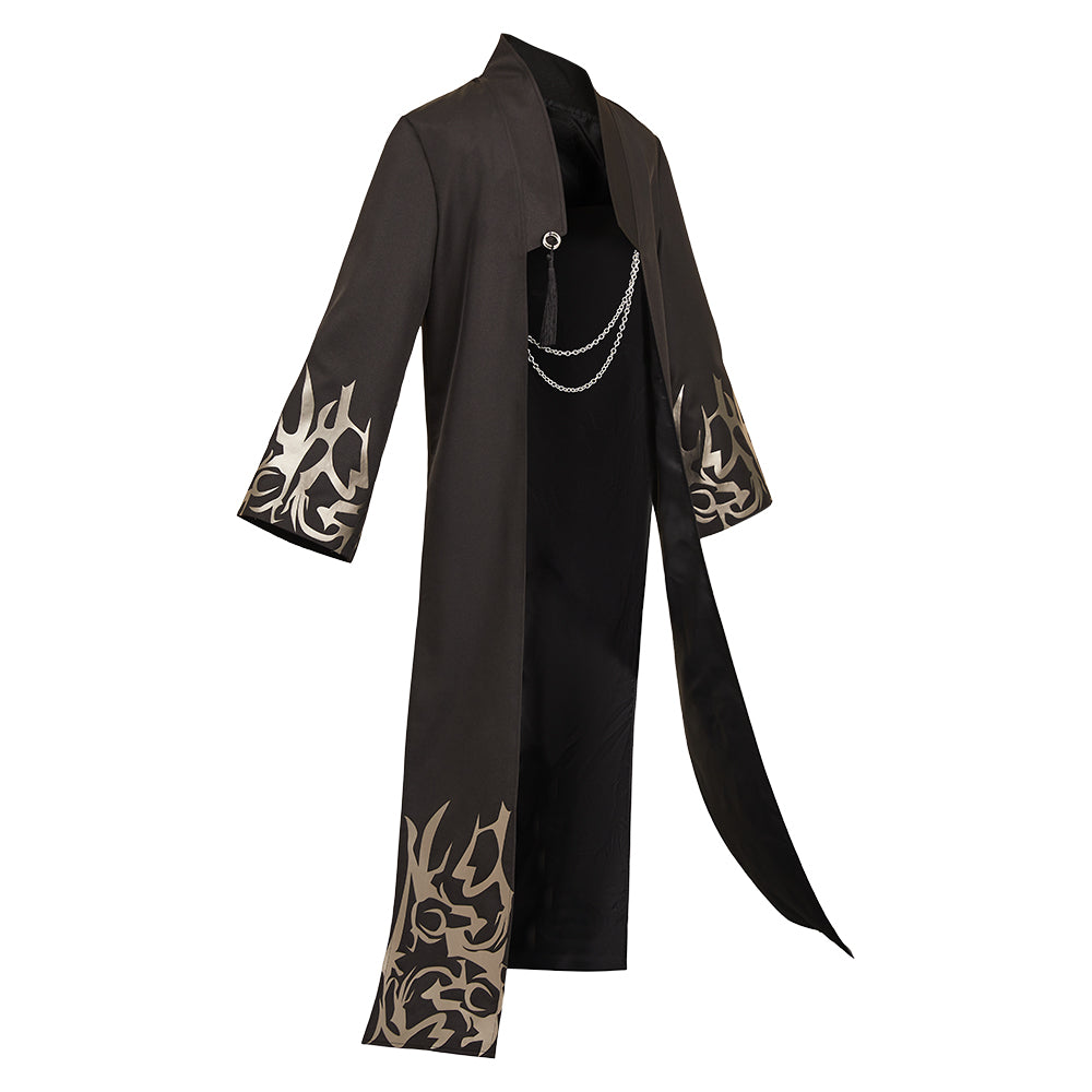 Baby Saja KPop Demon Hunters Schwarz Kostüm Set Cosplay Outfits