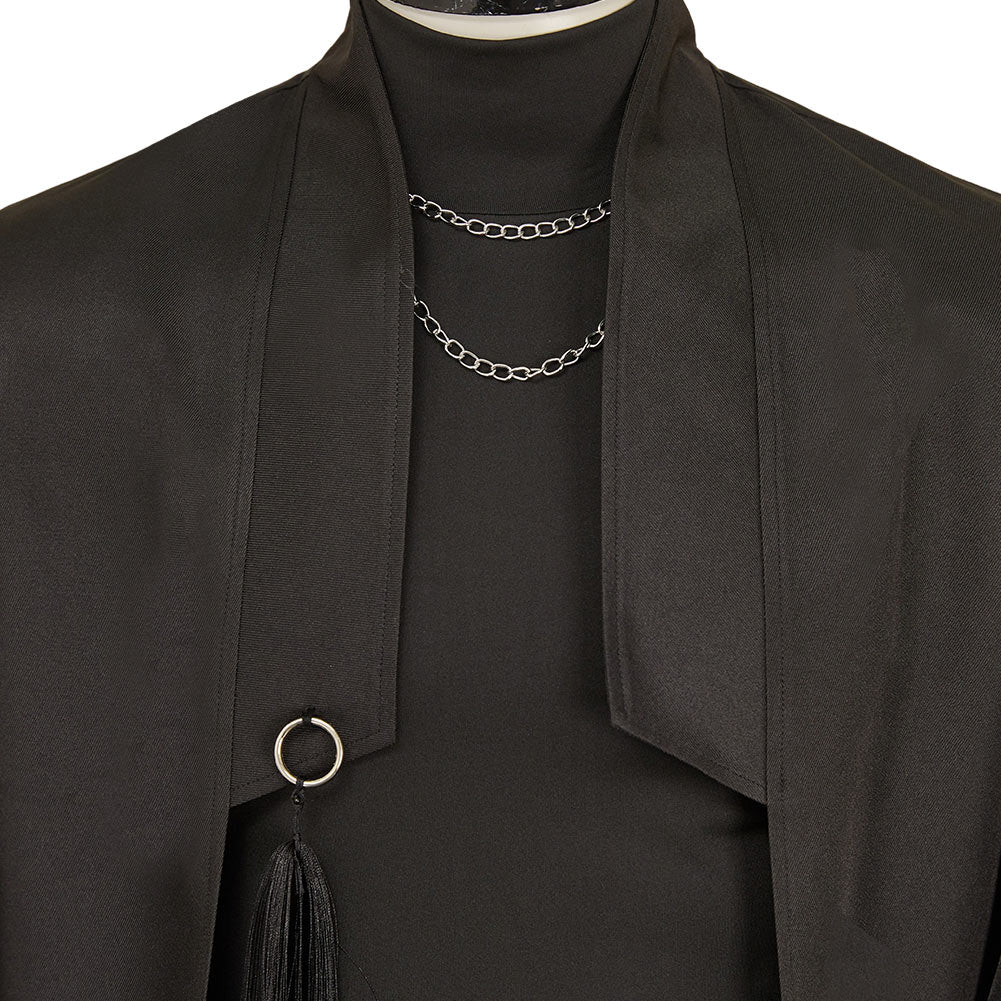 Baby Saja KPop Demon Hunters Schwarz Kostüm Set Cosplay Outfits