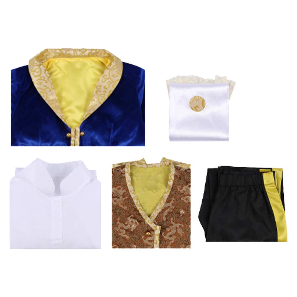Beast blau Kostüm Set Die Schöne und das Biest Beast Cosplay Outfit