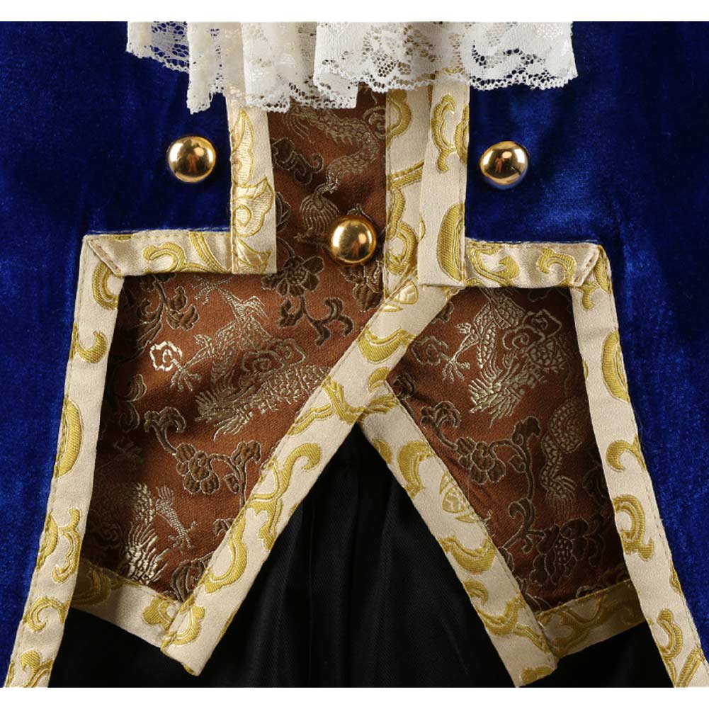 Beast blau Kostüm Set Die Schöne und das Biest Beast Cosplay Outfit