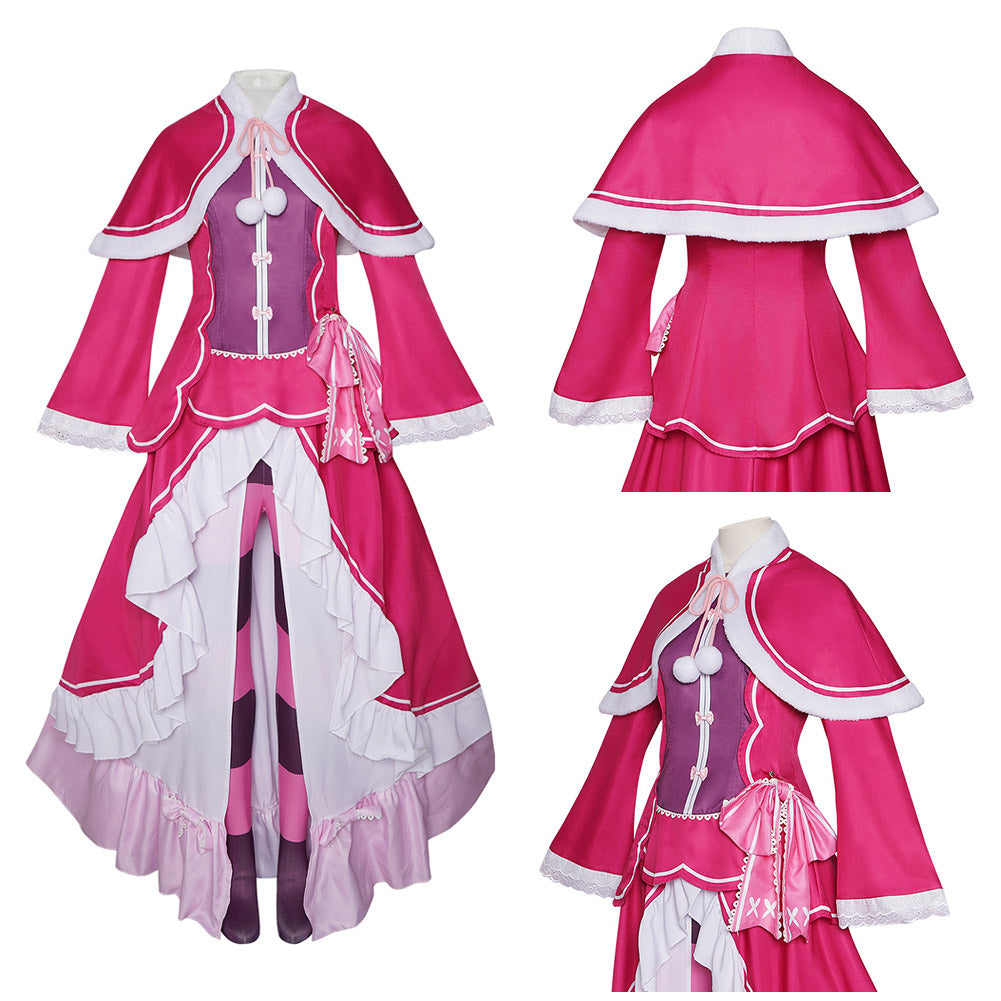 Beatrice rosa Kostüm Set RE : ZERO - Starting Life in Another World Beatrice Cosplay Outfit