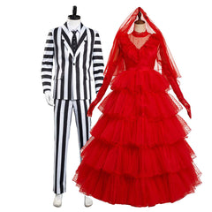 Beetlejuice Beetlejuice Lydia Deetz Couple Cosplay Version B