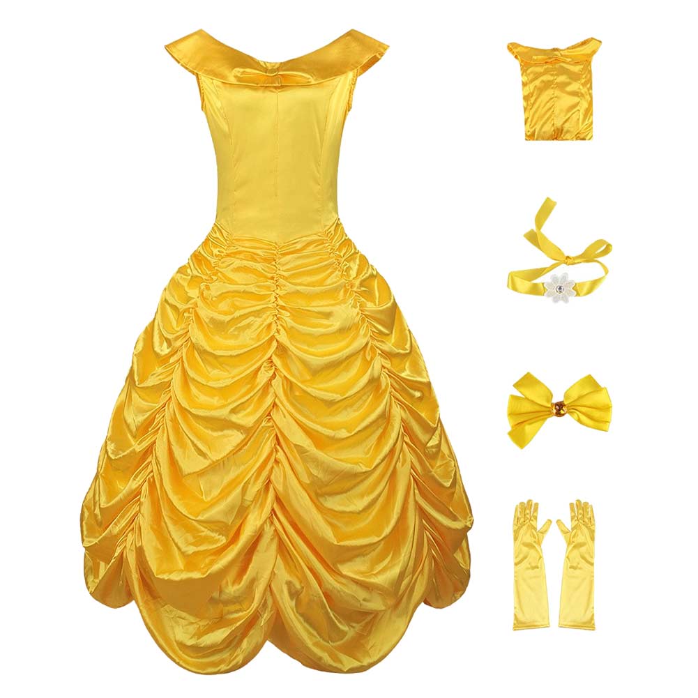 Belle gelb Kostüm Set Beauty and the Beast Belle Cosplay Outfit