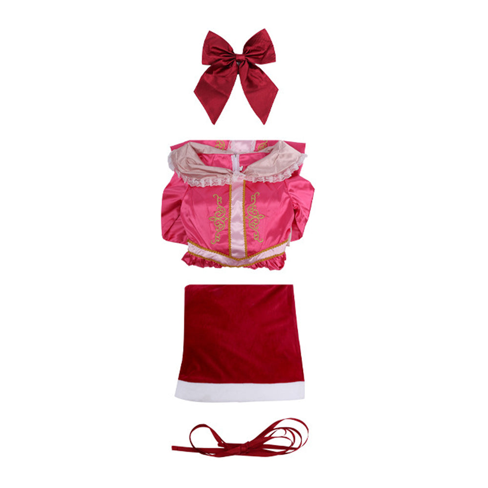 Belle rosa Kostüm Set Beauty and the Beast Belle Cosplay Outfit