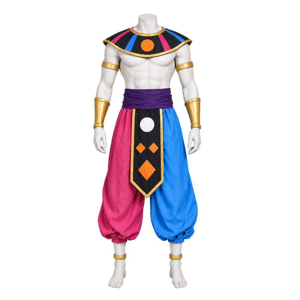 Belmod blau rosa Kostüm Set Dragon Ball Belmod Cosplay Outfit