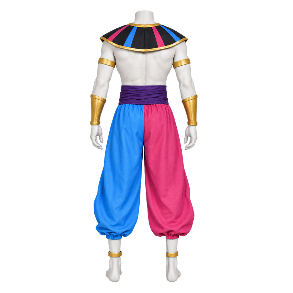 Belmod blau rosa Kostüm Set Dragon Ball Belmod Cosplay Outfit