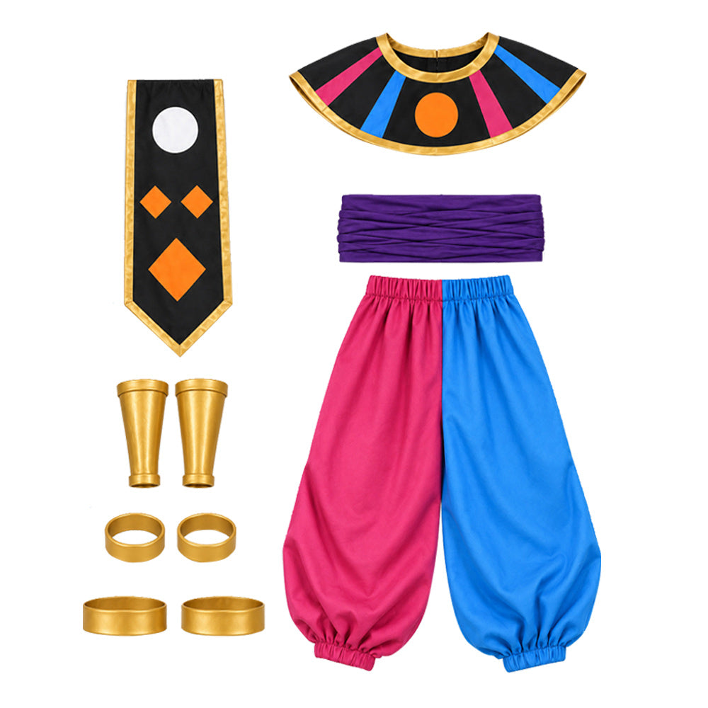 Belmod blau rosa Kostüm Set Dragon Ball Belmod Cosplay Outfit