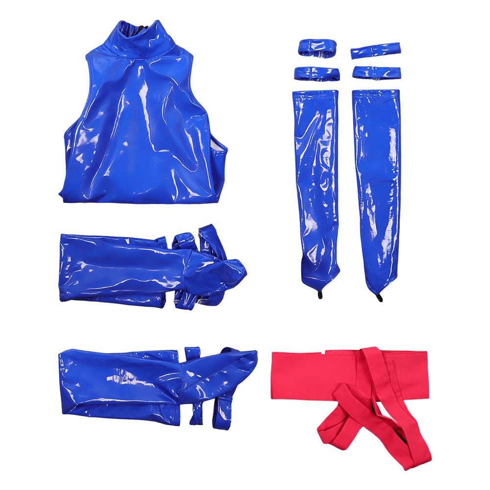 Betsy Braddock blau Jumpsuit X-Men '97 Psylocke Cosplay Outfit