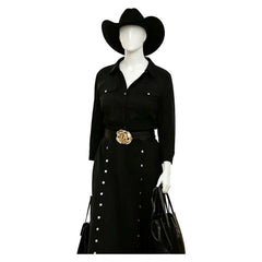 Beulah Jackson schwarz Kostüm Set Dutton Ranch Beulah Jackson Cosplay Outfit