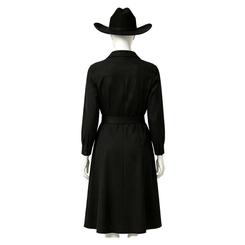Beulah Jackson schwarz Kostüm Set Dutton Ranch Beulah Jackson Cosplay Outfit
