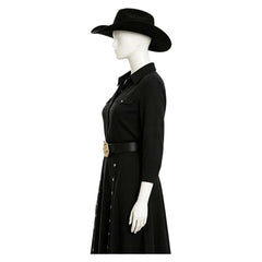 Beulah Jackson schwarz Kostüm Set Dutton Ranch Beulah Jackson Cosplay Outfit