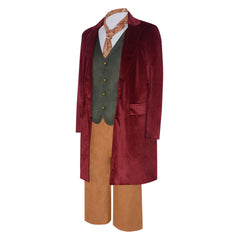 Bilbo Baggins rot Kostüm The Lord of the Rings Hobbit Bilbo Cosplay Outfit