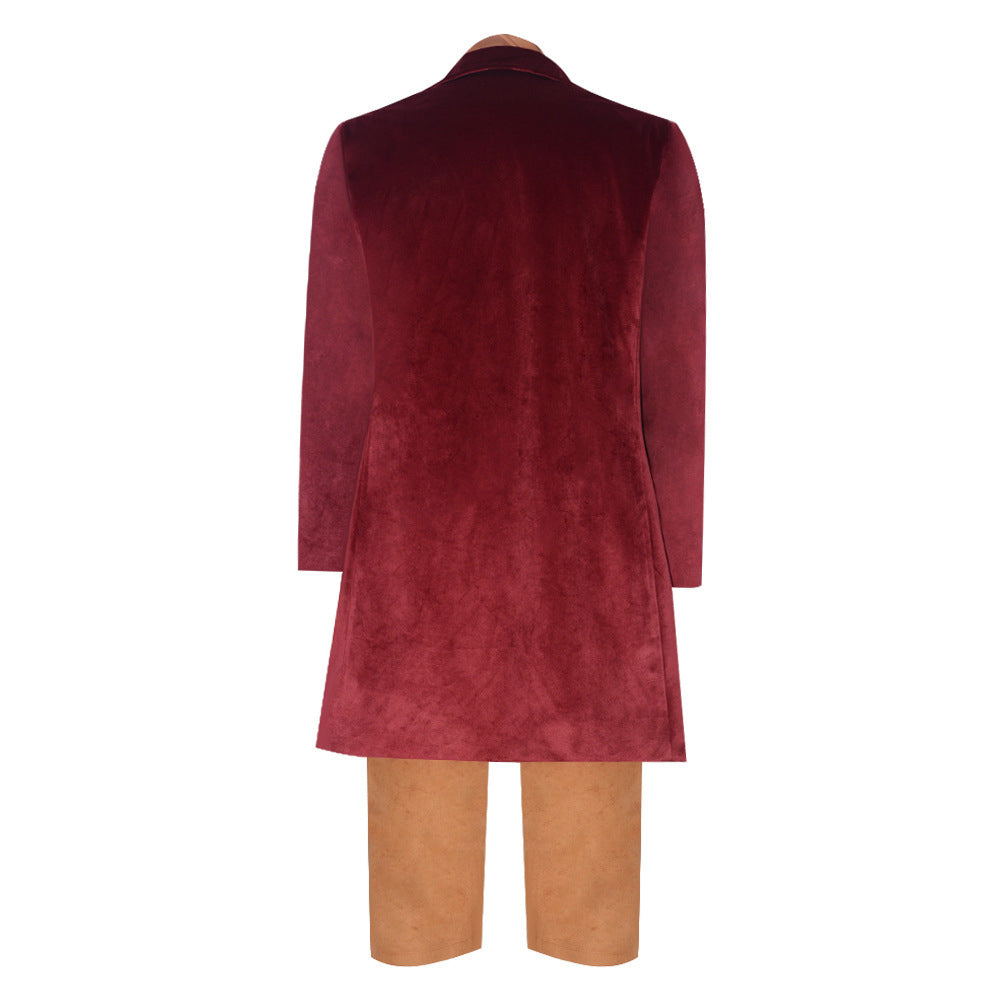 Bilbo Baggins rot Kostüm The Lord of the Rings Hobbit Bilbo Cosplay Outfit