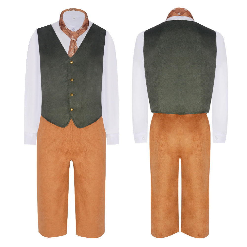 Bilbo Baggins rot Kostüm The Lord of the Rings Hobbit Bilbo Cosplay Outfit