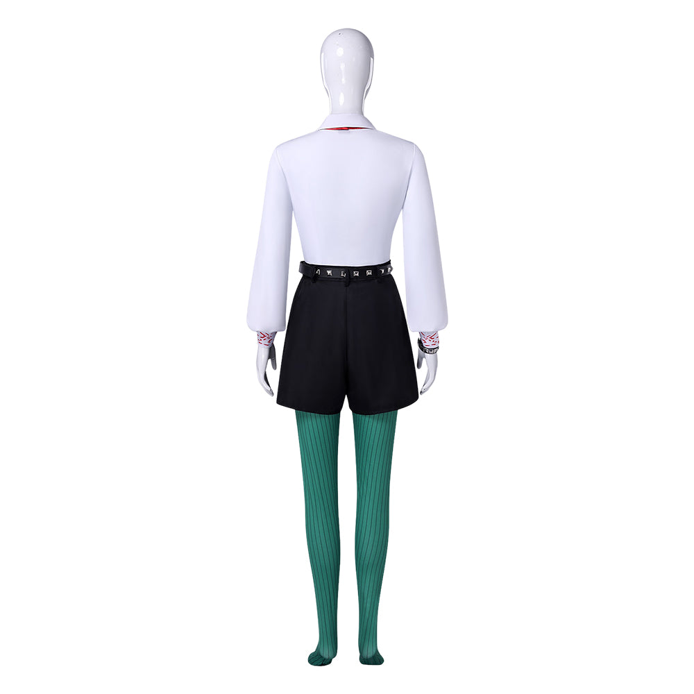 Billie Doe grün schwarz weiß Kostüm Set Hexed Billie Doe Cosplay Outfit