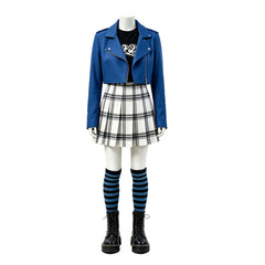 Billie Russo blau Kostüm Set Wizards Beyond Waverly Place Billie Russo Cosplay Outfit