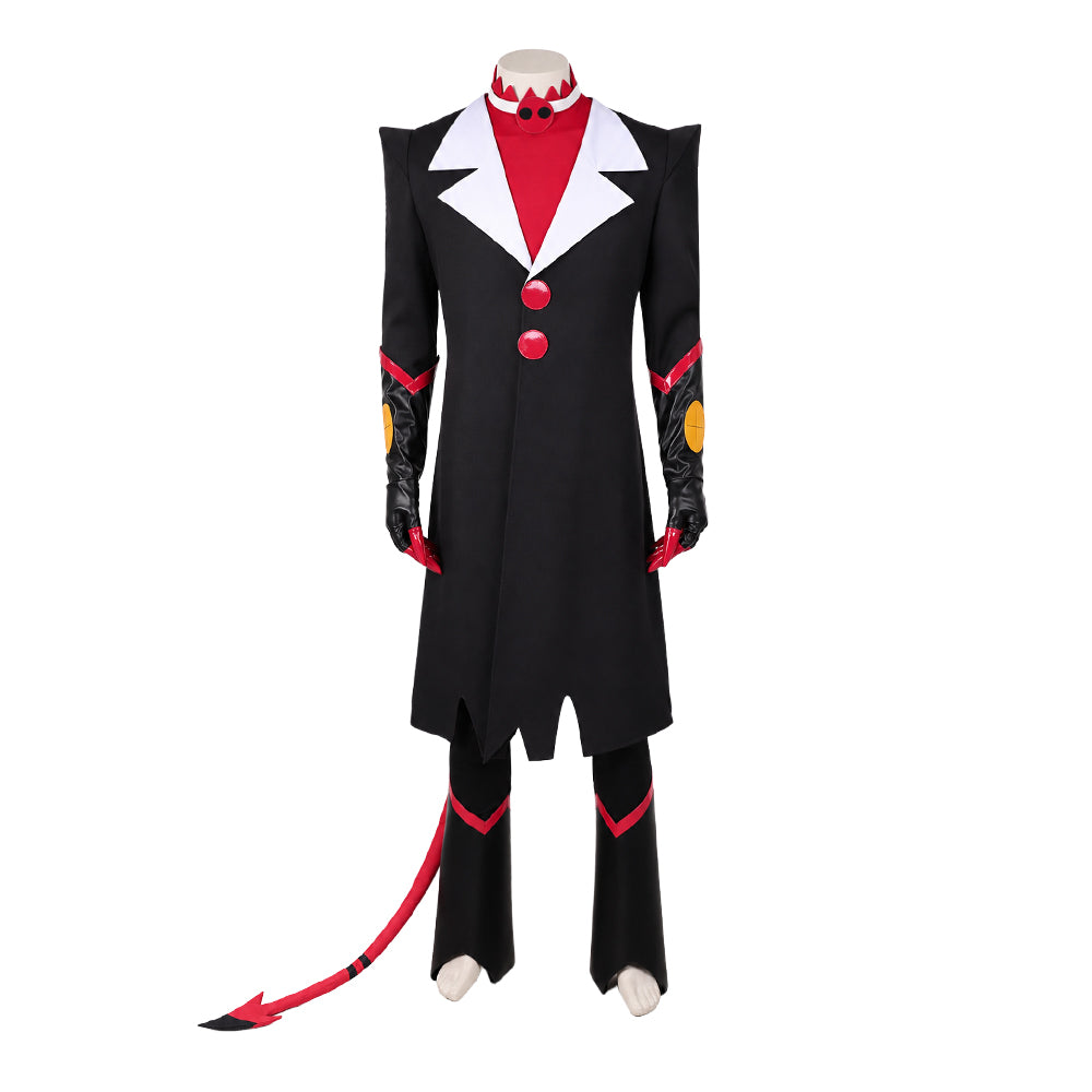 Blitzo schwarz Kostüm Set Helluva Boss Blitz Cosplay Outfit