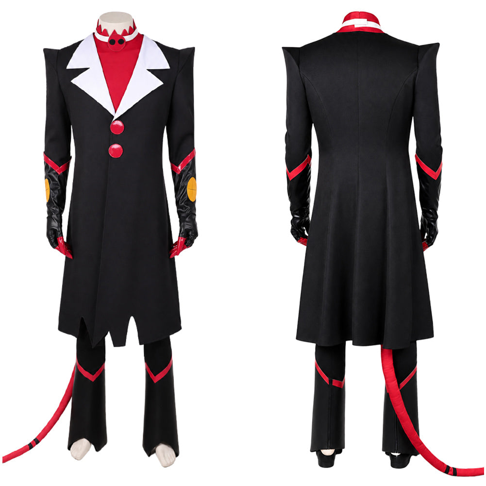 Blitzo schwarz Kostüm Set Helluva Boss Blitz Cosplay Outfit