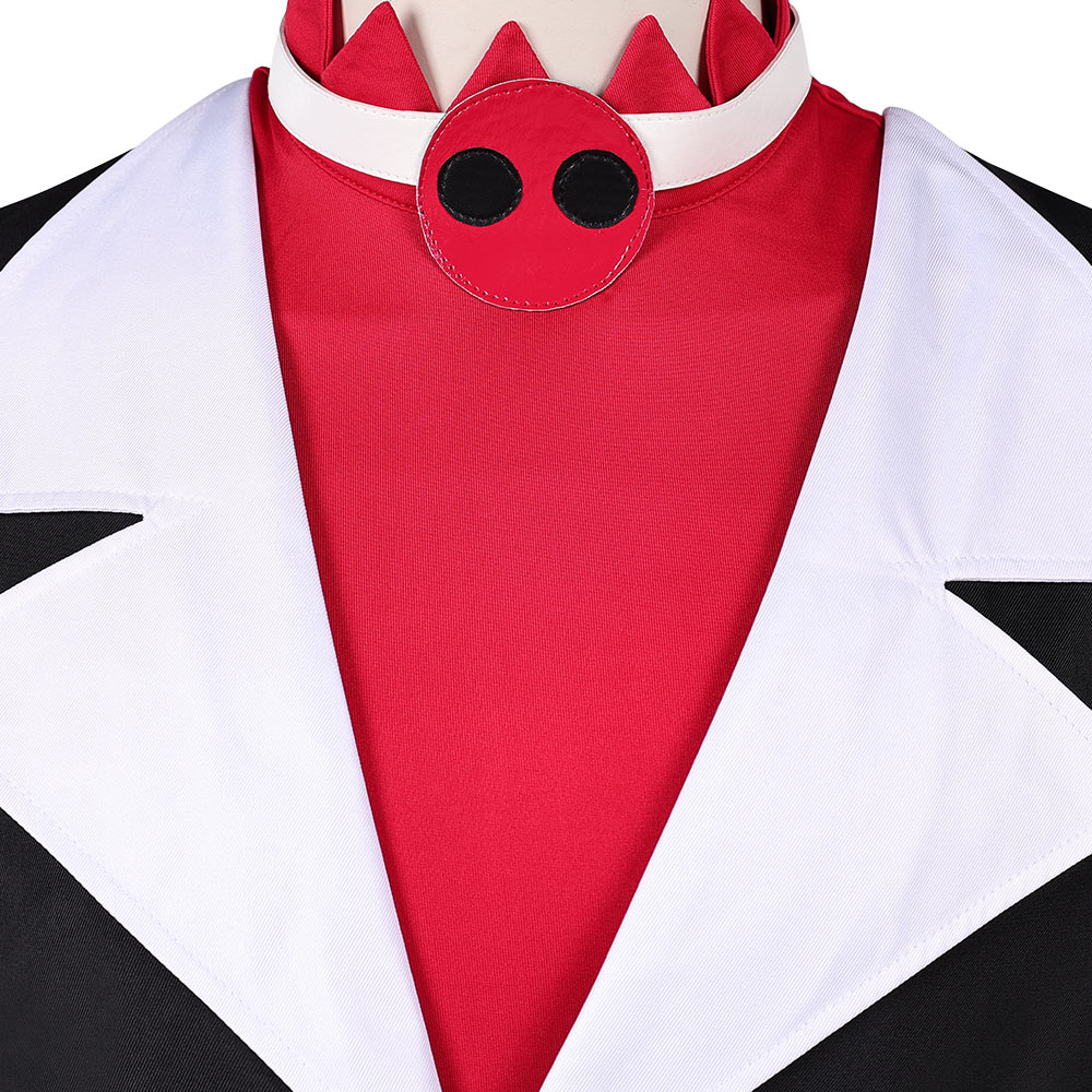 Blitzo schwarz Kostüm Set Helluva Boss Blitz Cosplay Outfit