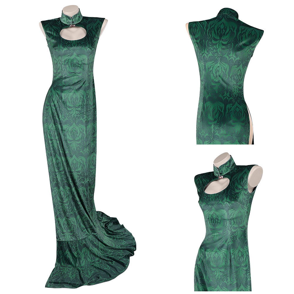 Boa Hancock grün Cheongsam One Piece Heroines Boa Hancock Cosplay Kostüm