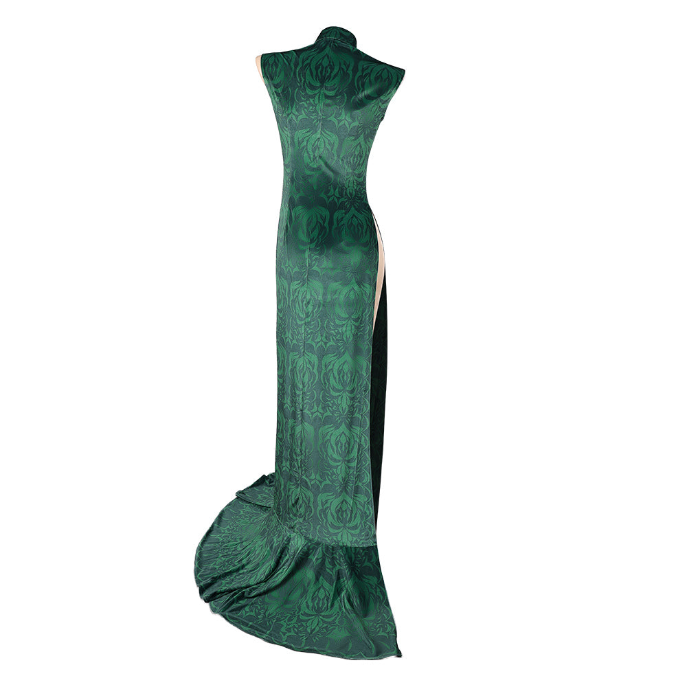 Boa Hancock grün Cheongsam One Piece Heroines Boa Hancock Cosplay Kostüm