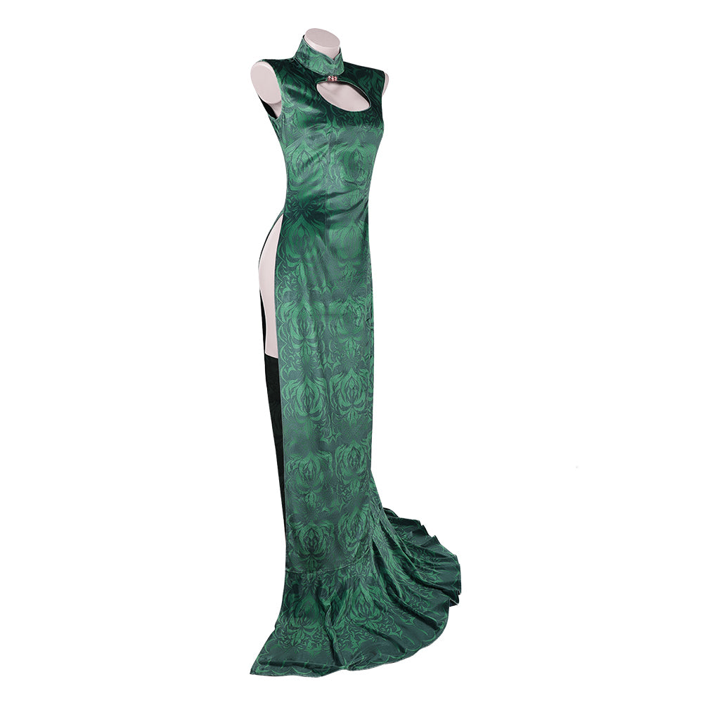 Boa Hancock grün Cheongsam One Piece Heroines Boa Hancock Cosplay Kostüm