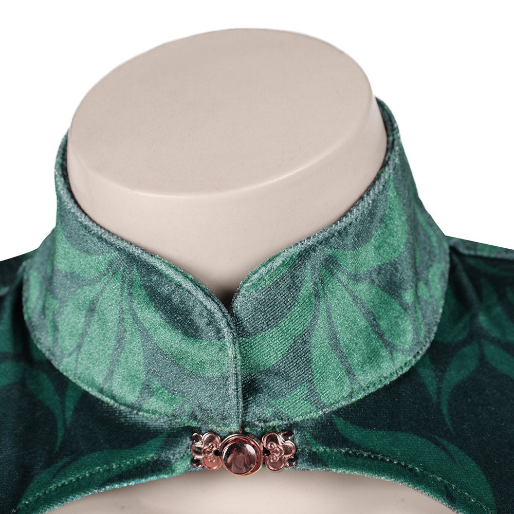 Boa Hancock grün Cheongsam One Piece Heroines Boa Hancock Cosplay Kostüm