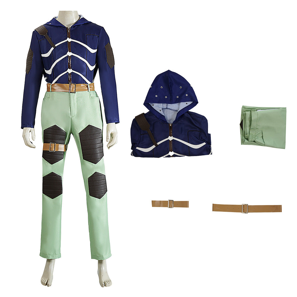 Caiman Kostüm Doro he doro Caiman Kaiman Cosplay Outfit