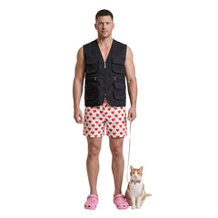 Carl schwarz Kostüm Set Dungeon Crawler Carl Carl Cosplay Outfit