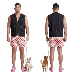 Carl schwarz Kostüm Set Dungeon Crawler Carl Carl Cosplay Outfit