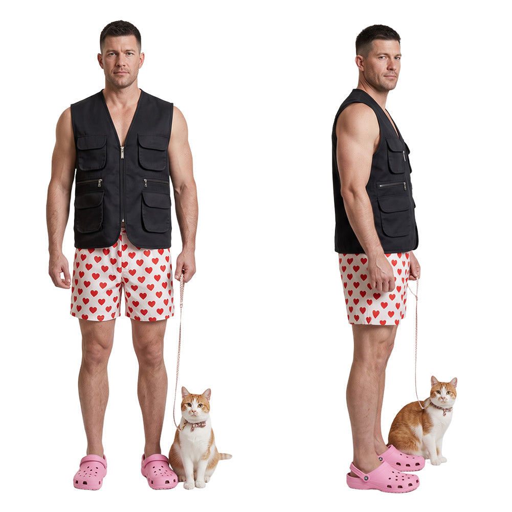 Carl schwarz Kostüm Set Dungeon Crawler Carl Carl Cosplay Outfit