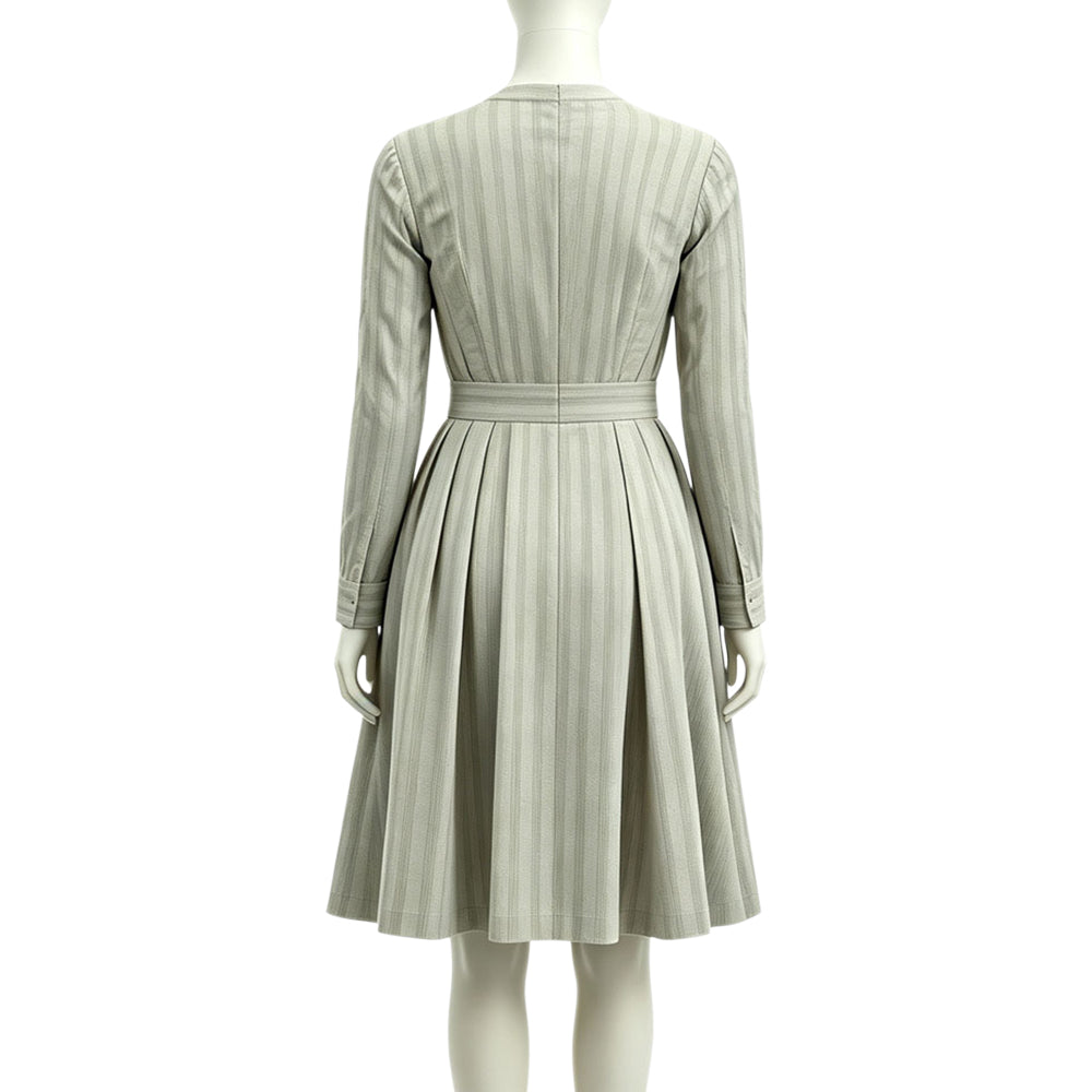 Caroline Ingalls gestreift Kleid Unsere kleine Farm Caroline Cosplay Outfit