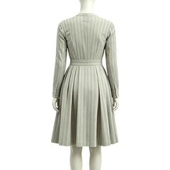 Caroline Ingalls gestreift Kleid Unsere kleine Farm Caroline Cosplay Outfit