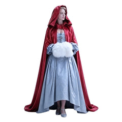 Catherine Earnshaw rot Kostüm Set Wuthering Heights Catherine Earnshaw Cosplay Outfit