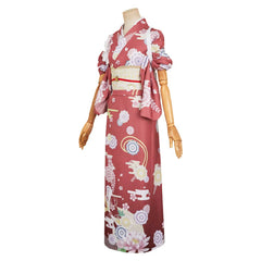 Charlie Morningstar rosa Kimono Hazbin Hotel Charlie Cosplay Kostüm