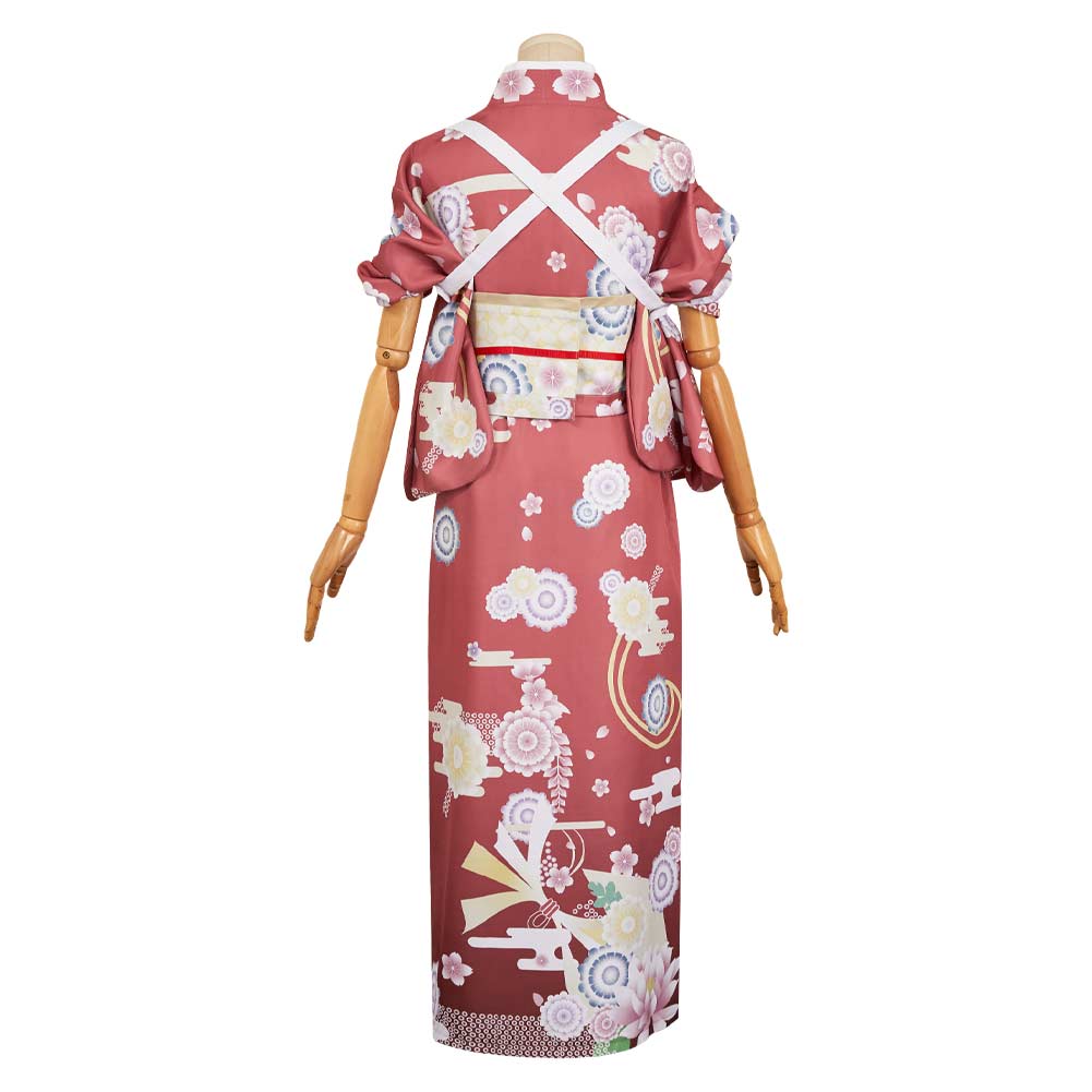 Charlie Morningstar rosa Kimono Hazbin Hotel Charlie Cosplay Kostüm