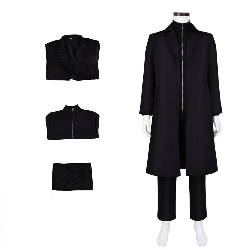 Chihiro Rokuhira schwarz Kostüm Kagurabachi Chihiro Cosplay Outfit