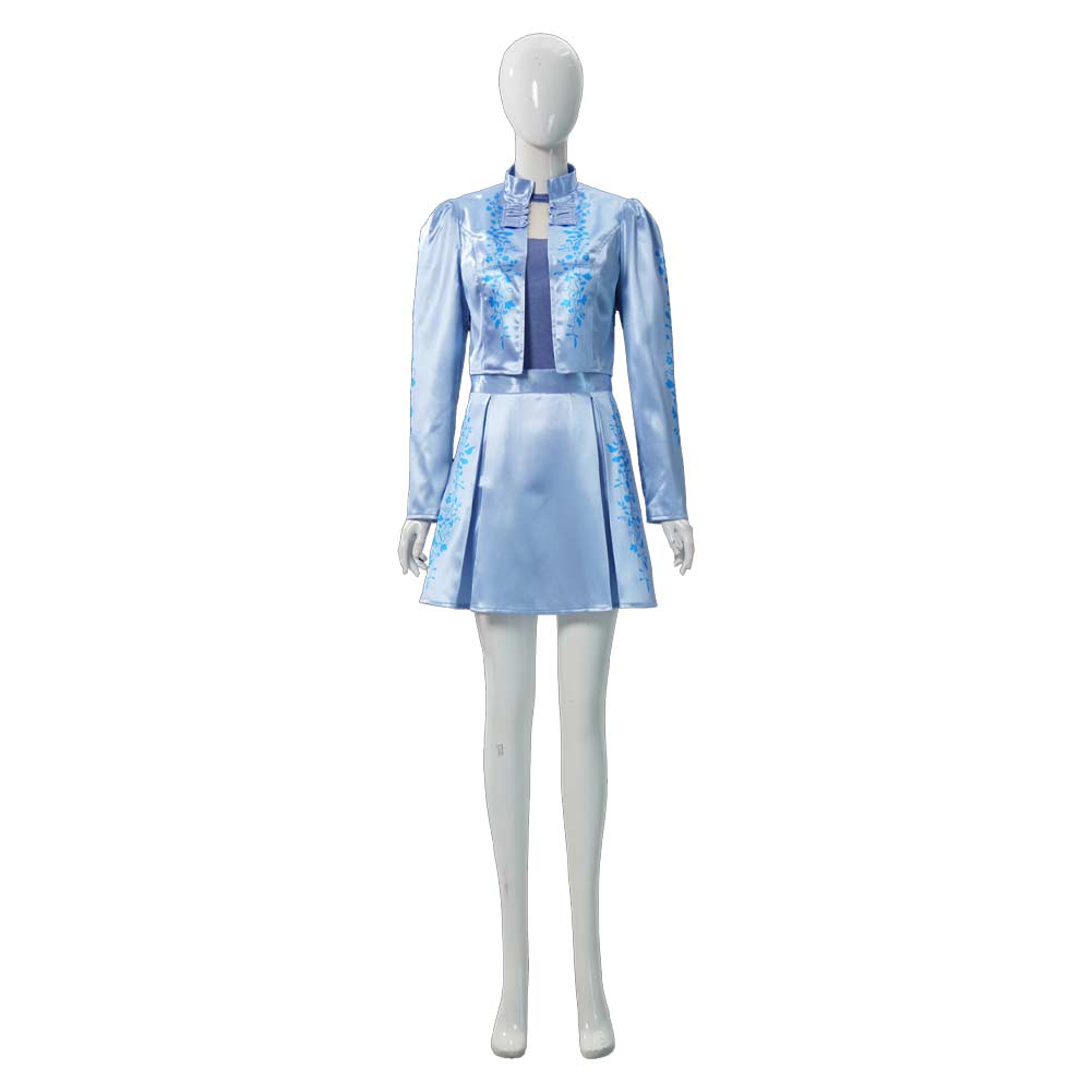 Chloe blau Kostüm Set Descendants: Wicked Wonderland Chloe Charming Cosplay Outfit