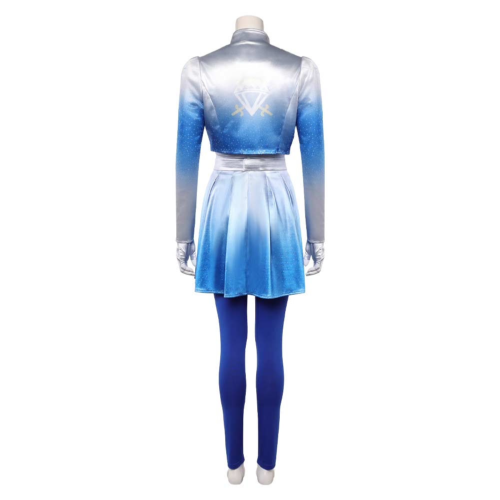 Chloe Charming blau Kostüm Set Descendants: Wicked Wonderland 2026 Chloe Cosplay Outfit