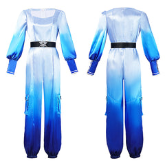 Chloe Charming blau Kostüm Set Descendants: Wicked Wonderland Chloe Charming Cosplay Outfit