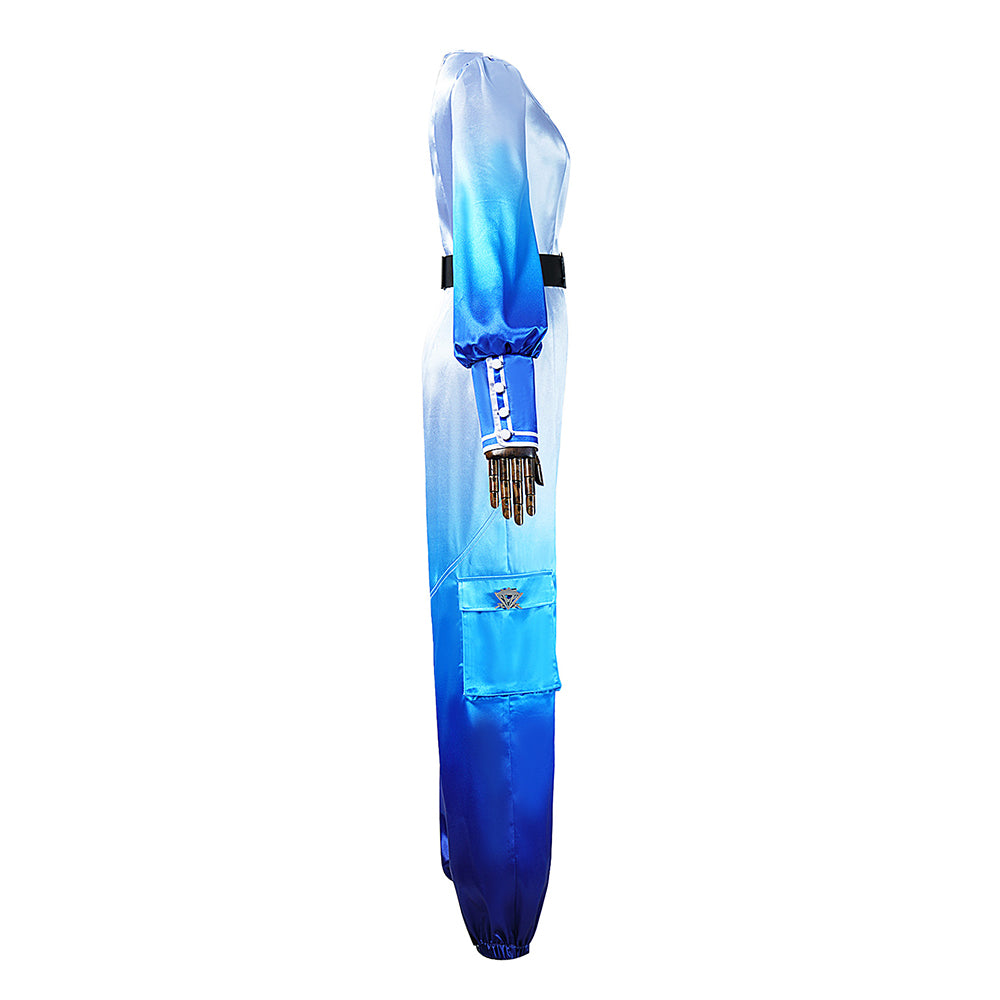 Chloe Charming blau Kostüm Set Descendants: Wicked Wonderland Chloe Charming Cosplay Outfit