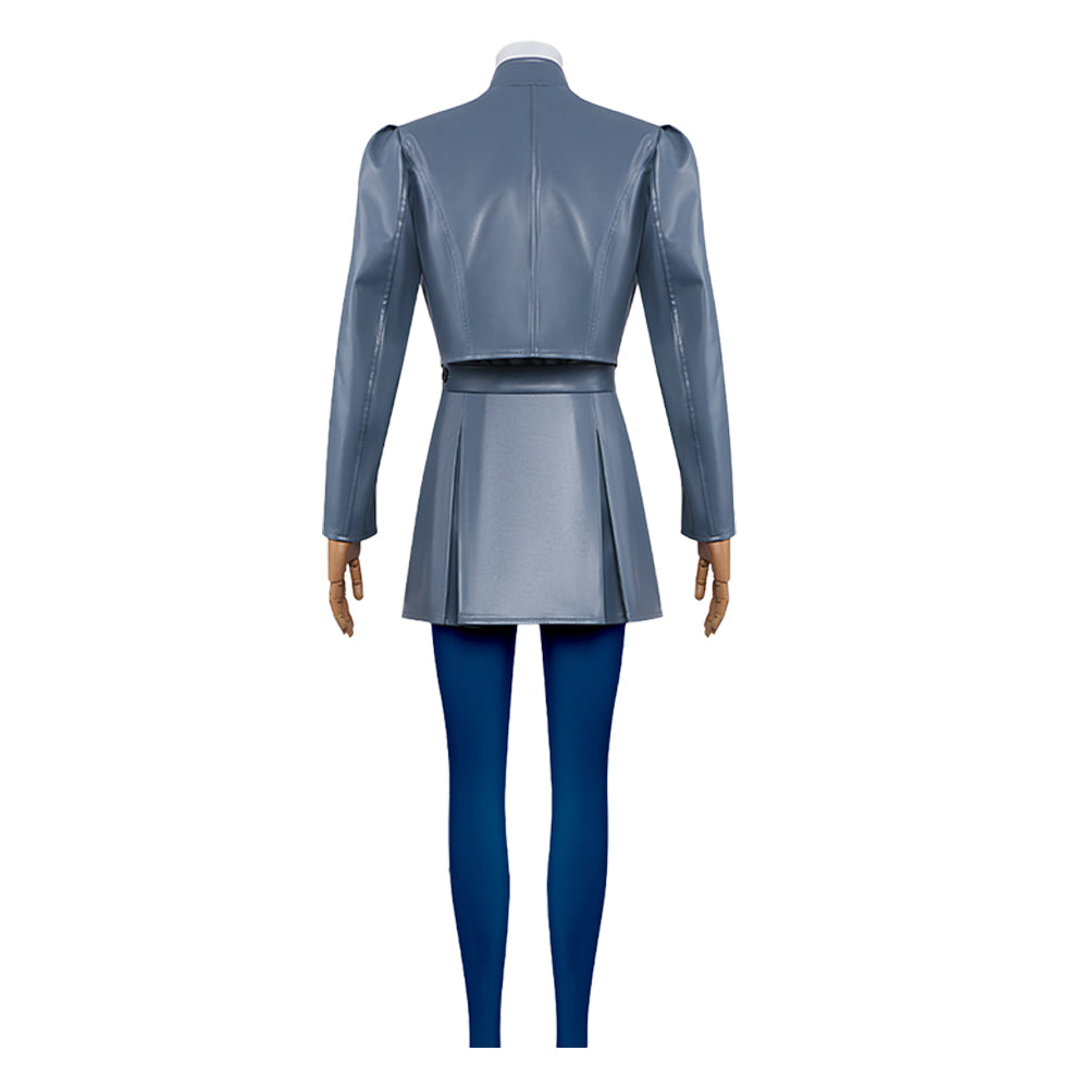 Chloe Charming grau Kostüm Set Descendants: Wicked Wonderland Chloe Cosplay Outfit
