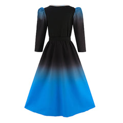 Chloe Charming Kinder blau schwarz Kostüm Set Descendants: Wicked Wonderland Chloe Charming Cosplay Outfit